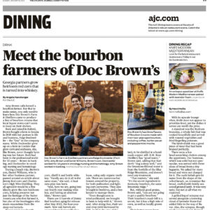 Image of Atlanta Journal-Constitution Dining page featuring Doc Brown Farm & Distillers