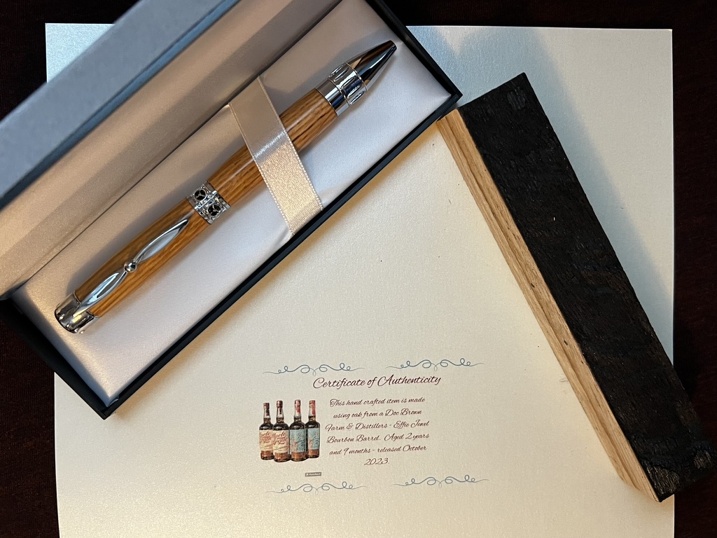 Wood Pen Set in Gift Box, Brown
