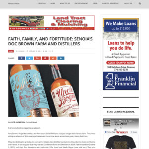 Doc Brown Farm & Distillers featured on the Winters Media website