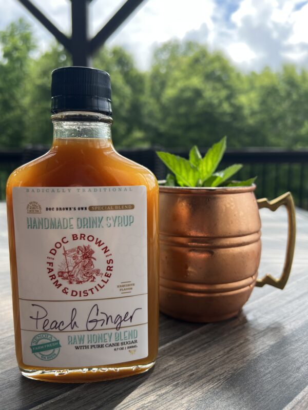 Peach Ginger Simple Syrup